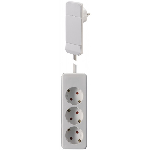 BACHMANN Flachstecker SMART PLUG mit 3-fach Steckdosenleiste