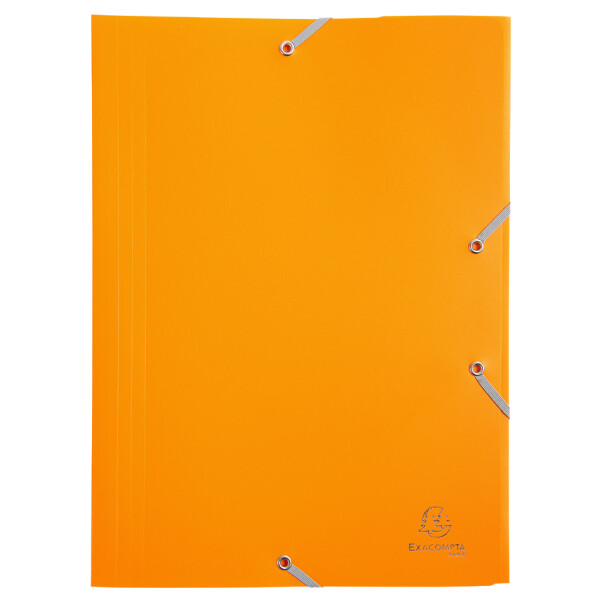 EXACOMPTA Eckspannermappe Opaque Eco, DIN A4, PP, gelb