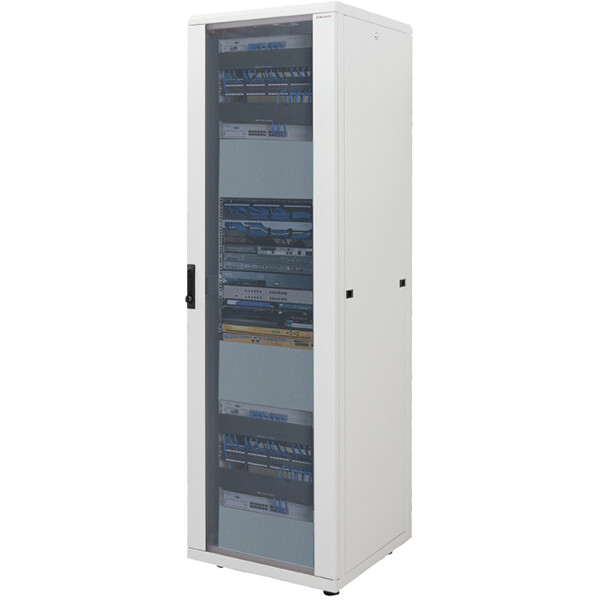 LogiLink 19" Netzwerkschrank, 42 HE, schwarz (RAL9005)