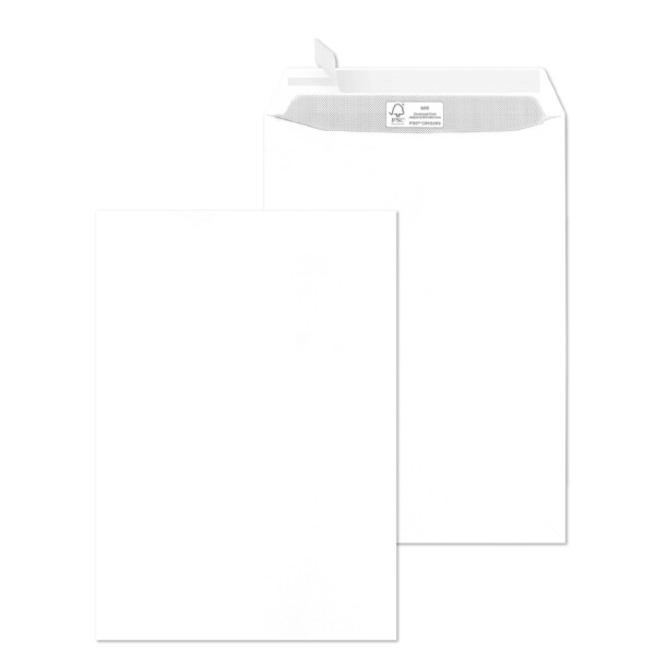 MAILmedia Versandtasche Offset weiß, C5, mit Fenster