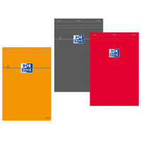 Oxford Notizblock, DIN A4, kariert, 80 Blatt, orange