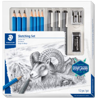 STAEDTLER Zeichenset Sketching Design Journey, 12-teilig