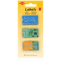 KLEIBER Stoff-Labels "Jungen", 25 x 25 mm