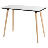 PAPERFLOW Schreibtisch HOP1, (B)1.000 mm, buche schwarz