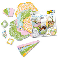 folia Geschenkkörbchen-Bastelset, 9 Körbchen