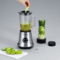 SEVERIN Multimixer + Smoothie Mix & Go SM 3737,...