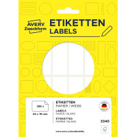 AVERY Zweckform Vielzweck-Etiketten, 38 x 18 mm, weiß, FP