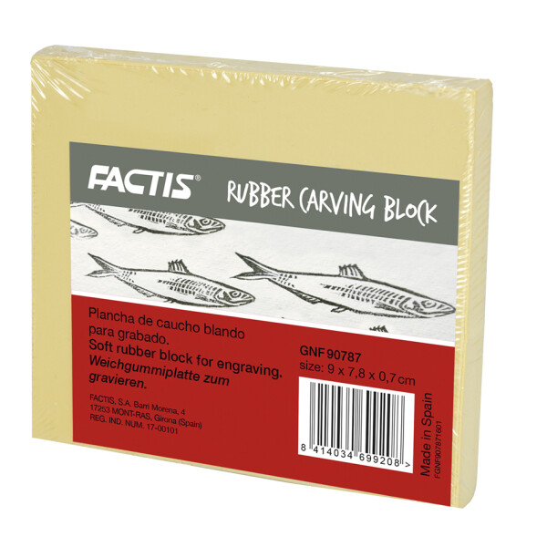Marabu Softdruckplatte "Factis Rubber Carving Block" 155 mm