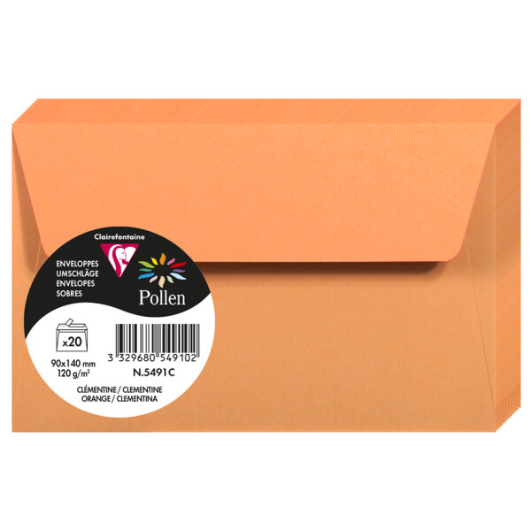 Pollen by Clairefontaine Briefumschlag 90x140 mm, perlmutt-