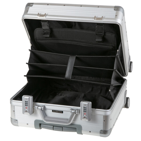 ALUMAXX Business Trolley GEMINI, mit TSA-Schloss, silber