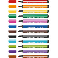 STABILO Fasermaler Trio Scribbi, schwarz