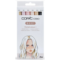 COPIC Marker ciao, 5+1 Set "Portrait 1"