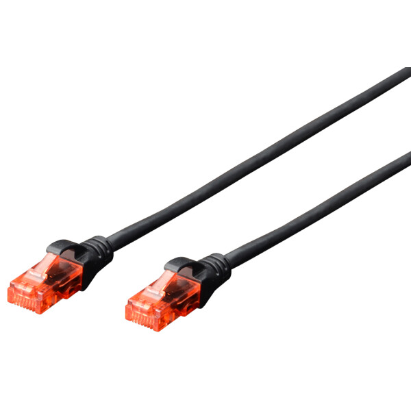 DIGITUS Patchkabel, Kat. 6, U UTP, 1,0 m, rot