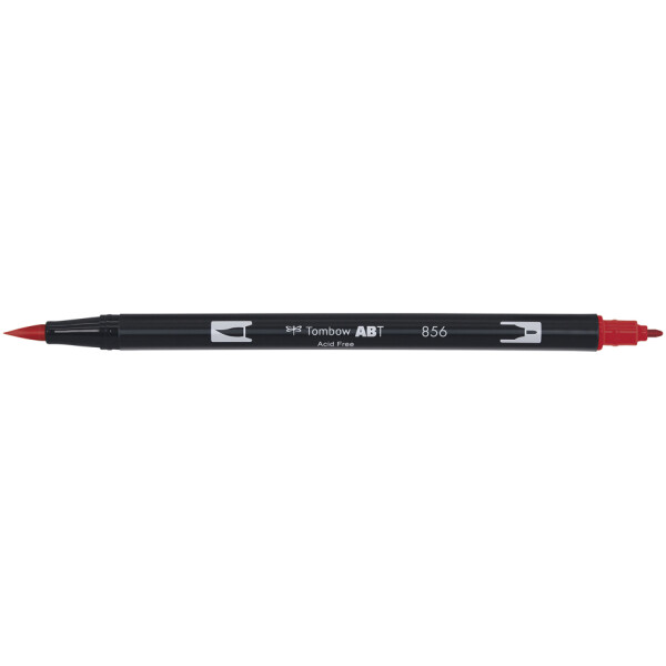 Tombow Doppelfasermaler "ABT DUAL BRUSH PEN", scarlet