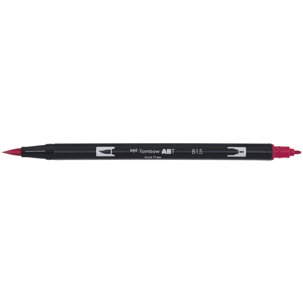 Tombow Doppelfasermaler "ABT DUAL BRUSH PEN", scarlet