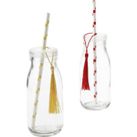 folia Papier-Trinkhalm "BOLD DOTS", Länge:...