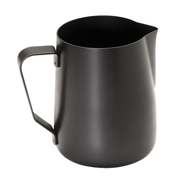 APS Milch- Universalkanne, Edelstahl schwarz, 0,6 l