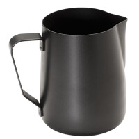 APS Milch- Universalkanne, Edelstahl schwarz, 0,6 l