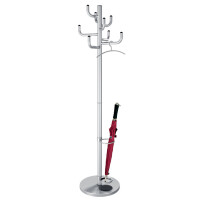 kerkmann Garderobenständer Sierra, 8 Haken, alusilber