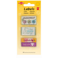 KLEIBER Stoff-Labels "Gemischt", 45 x 25 mm