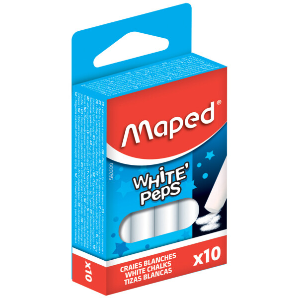 Maped Wandtafelkreide WHITEPEPS, rund, weiß