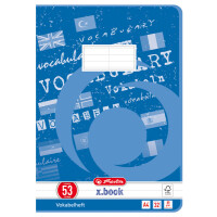 herlitz Vokabelheft x.book, DIN A4, 2-spaltig, 32 Blatt