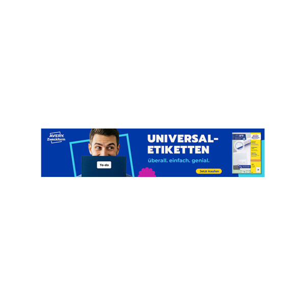 AVERY Zweckform Universal-Etiketten Office&amp;Home, 38 x 21,2mm