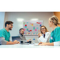 nobo T-Karten, Größe 2 60 mm, 170 g qm, rot