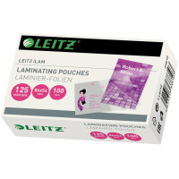 LEITZ Laminierfolientasche für Visitenkarten, 60 x 90 mm