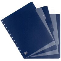 Oxford vario-zipp Register, 5-teilig, A4, 245 x 316 mm