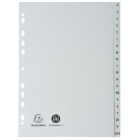 EXACOMPTA Kunststoff-Register, A-Z, DIN A4, 26-teilig