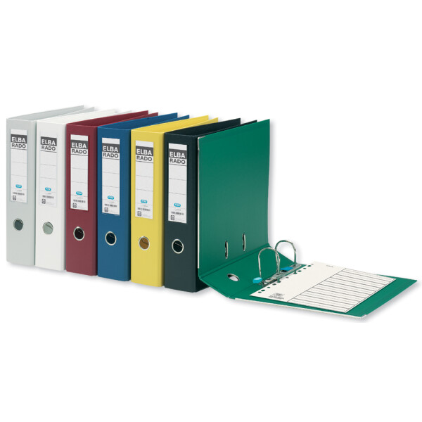 ELBA Ordner rado plast, Rückenbreite: 80 mm, blau