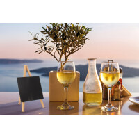 Securit Tisch-Kreidetafel MINI mit Staffelei, buche