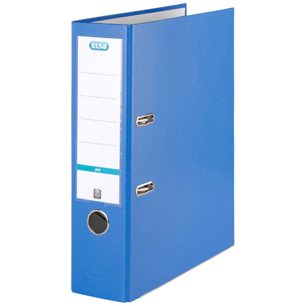 ELBA Ordner smart Pro PP Papier, Rückenbreite: 80 mm, blau