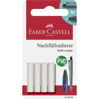 FABER-CASTELL Radierer-Spitzer-Kombination, brombeer blau
