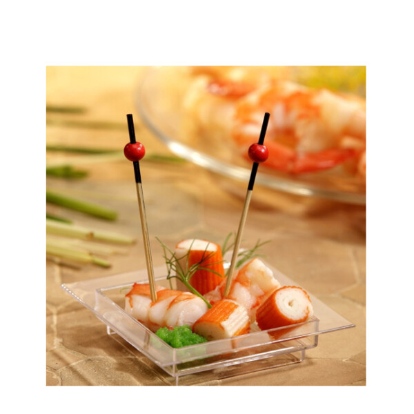 PAPSTAR Fingerfood-Spieße "Red Pearl", Länge: 70 mm
