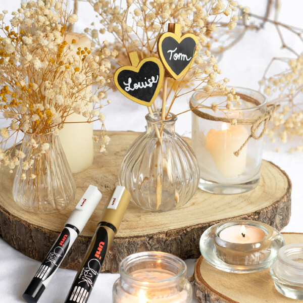 uni-ball Kreidemarker Chalk marker PWE5M, neon-pink