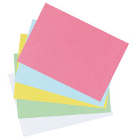 herlitz Karteikarten, DIN A7, liniert, blau