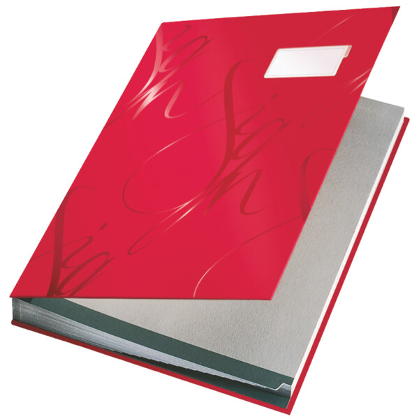 LEITZ Unterschriftenmappe Design, 18 Fächer, grau