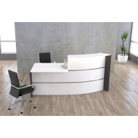 kerkmann Bogentheke BARI mit Beratungsplatz, weiß...