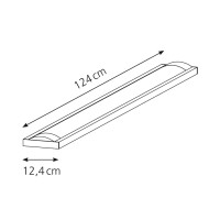 Hansa LED-Deckenleuchte 40-124, lichtgrau