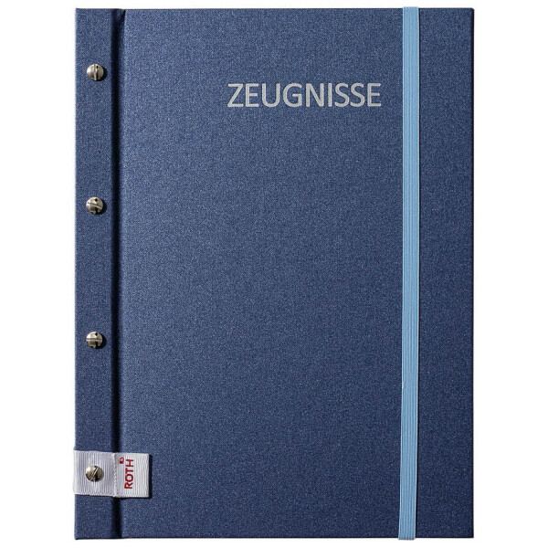 ROTH Zeugnismappe Metallium mit Buchschrauben, pink