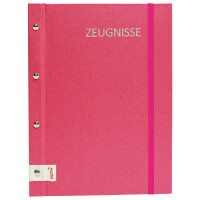 ROTH Zeugnismappe Metallium mit Buchschrauben, pink