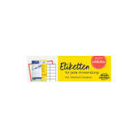 AVERY Zweckform Universal-Etiketten, 97 x 67,7 mm, weiß