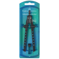 FABER-CASTELL Schnellverstellzirkel FACTORY BLUE