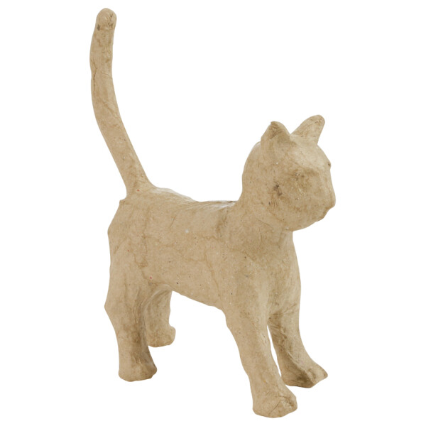 décopatch Pappmaché-Figur "Katze", 130 mm