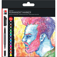Marabu Permanent-Marker Graphix "SIGNIFICANT",...