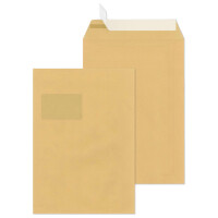 MAILmedia Versandtasche C4 haftklebend, mit Fenster,...