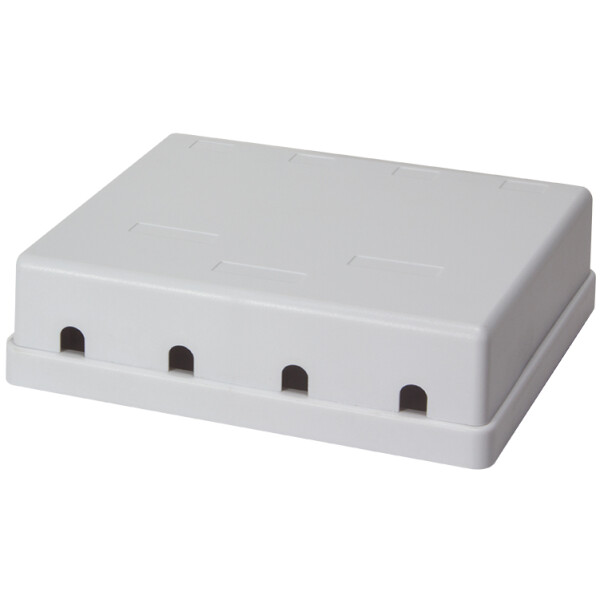 LogiLink Keystone Aufputz-Leergehäuse, ungeschirmt, 8-fach