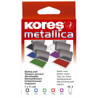 Kores Stempelkissen "METALLICA", (B)110 x (T)70 mm, rot